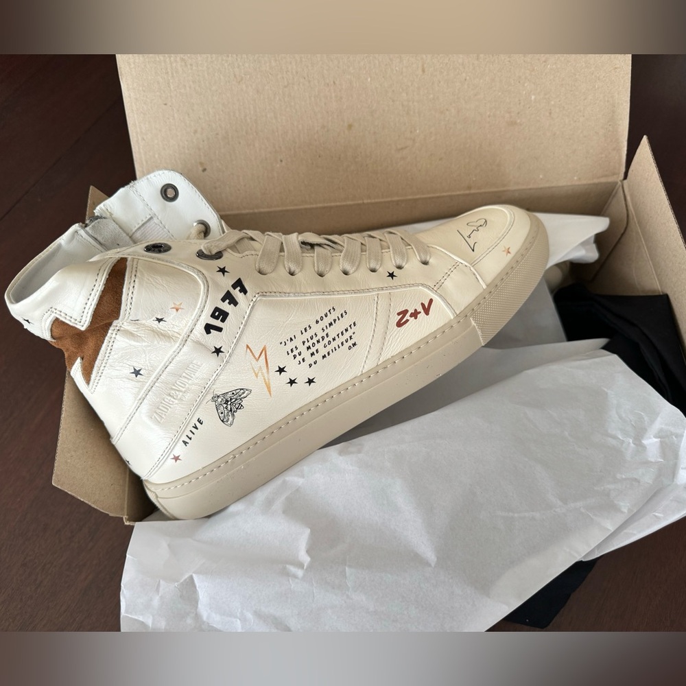 Zadig & Voltaire high top flash sneakers